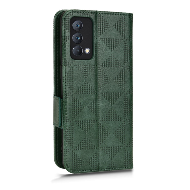 For Realme GT Master / Q3 Pro Carnival Symmetrical Triangle Leather Phone Case
