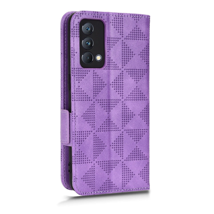 For Realme GT Master / Q3 Pro Carnival Symmetrical Triangle Leather Phone Case