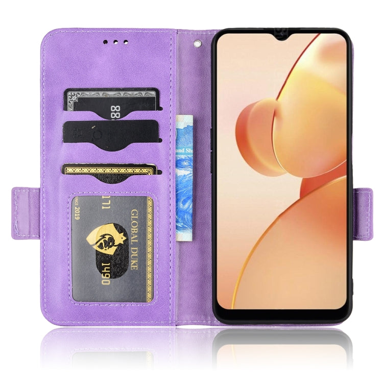 For Realme C31 Symmetrical Triangle Leather Phone Case