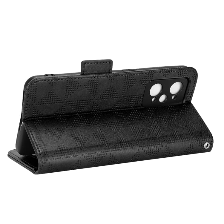For Realme GT Neo2 Symmetrical Triangle Leather Phone Case