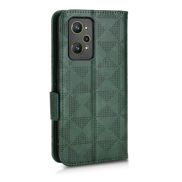 For Realme GT Neo2 Symmetrical Triangle Leather Phone Case
