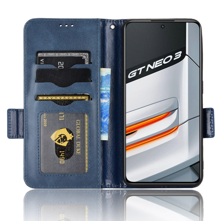 For Realme GT Neo3 Symmetrical Triangle Leather Phone Case