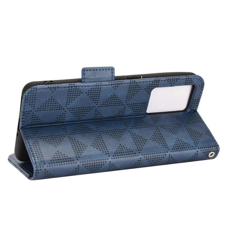 For Realme GT Neo3 Symmetrical Triangle Leather Phone Case