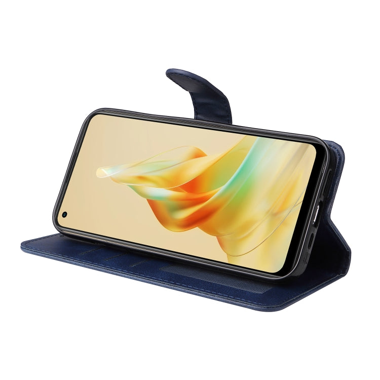 For OPPO Reno8 T 4G Classic Calf Texture Flip Leather Phone Case