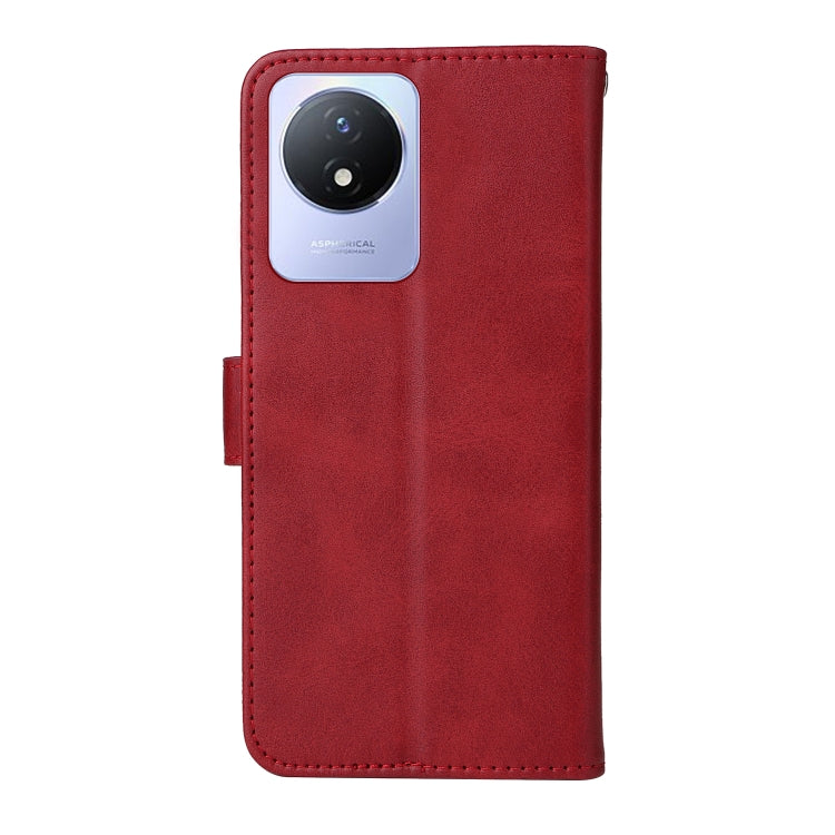 For vivo Y02 4G Classic Calf Texture Flip Leather Phone Case