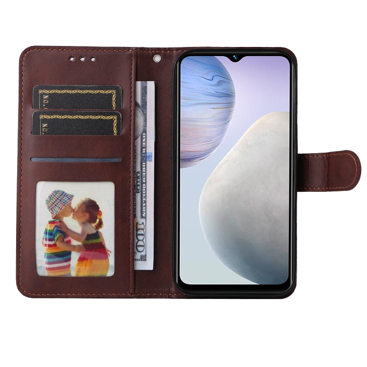 For vivo Y02 4G Classic Calf Texture Flip Leather Phone Case