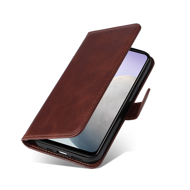 For vivo Y02 4G Classic Calf Texture Flip Leather Phone Case