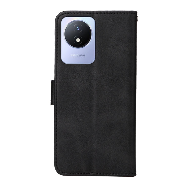For vivo Y02 4G Classic Calf Texture Flip Leather Phone Case