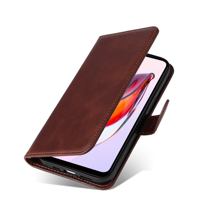 For Xiaomi Redmi 11A 4G/12C Classic Calf Texture Flip Leather Phone Case
