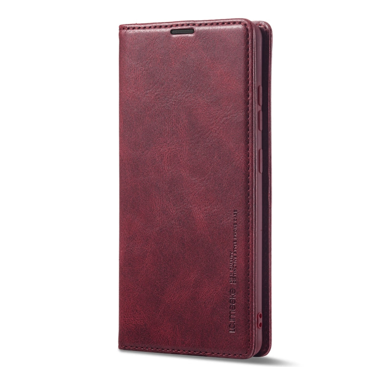 For Samsung Galaxy A14 4G/5G LC.IMEEKE RFID Anti-theft Leather Phone Case