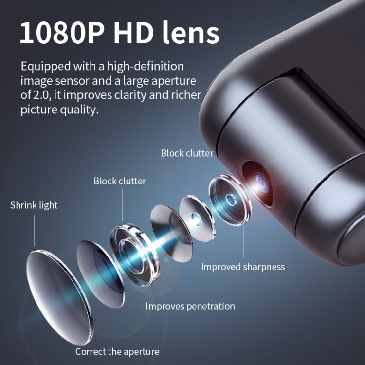 JNN V13 1080P Multifunctional Infrared Night Vision Recorder, Capacity:8GB(Black)