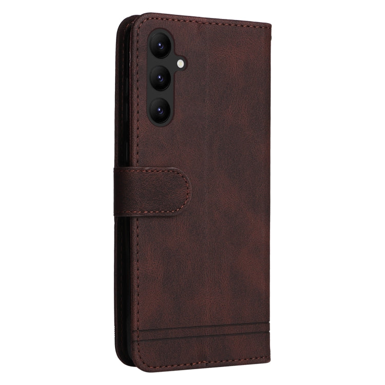 For Samsung Galaxy A24 4G Skin Feel Life Tree Metal Button Leather Phone Case