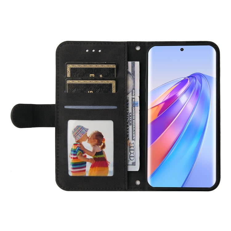 For Honor X9a/X40 5G/Magic5 Lite Skin Feel Life Tree Metal Button Leather Phone Case