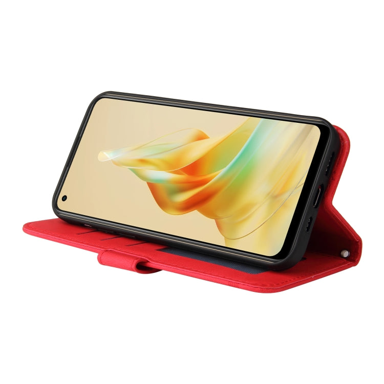 For OPPO Reno8 T 4G Skin Feel Life Tree Metal Button Leather Phone Case