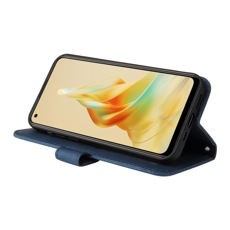 For OPPO Reno8 T 4G Skin Feel Life Tree Metal Button Leather Phone Case