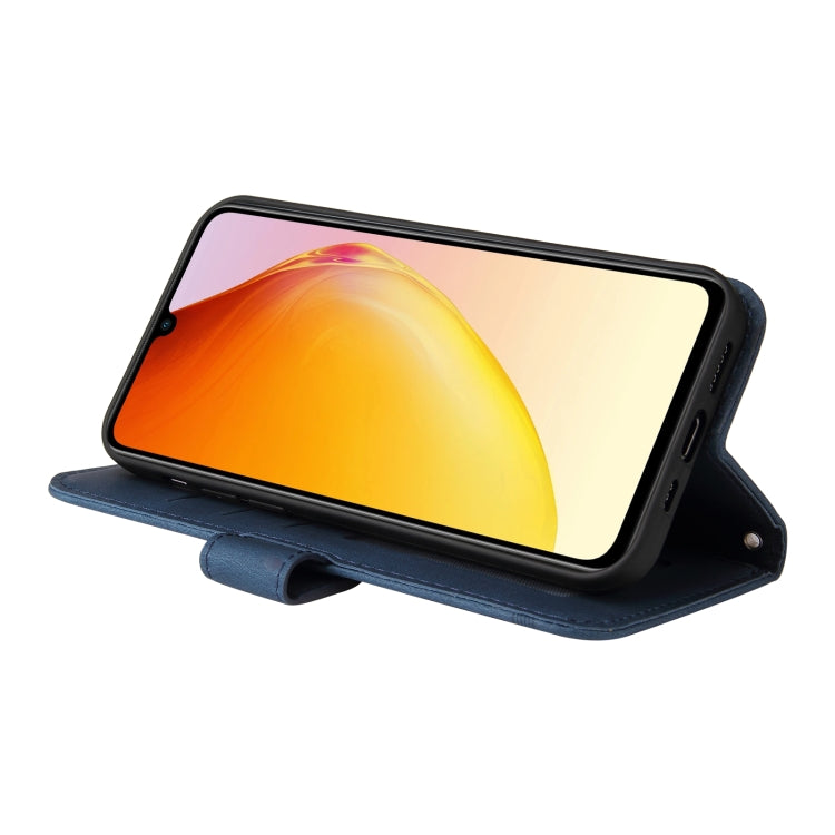 For vivo V25 5G/V25e 4G Skin Feel Life Tree Metal Button Leather Phone Case