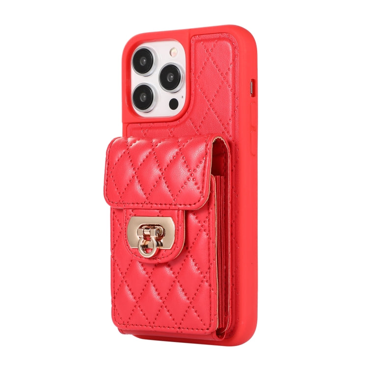 For iPhone 14 Pro Max Card Slot Leather Phone Case