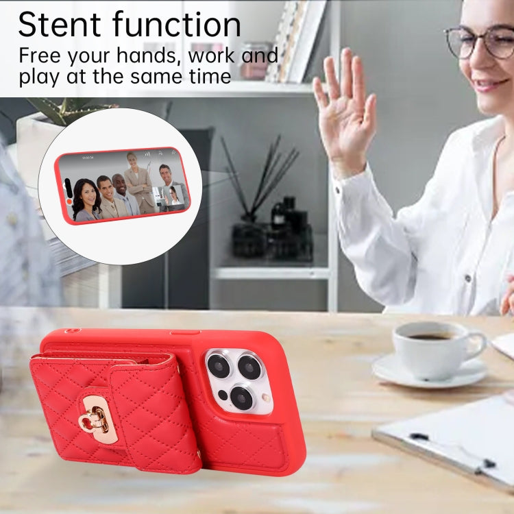 For iPhone 14 Pro Max Card Slot Leather Phone Case
