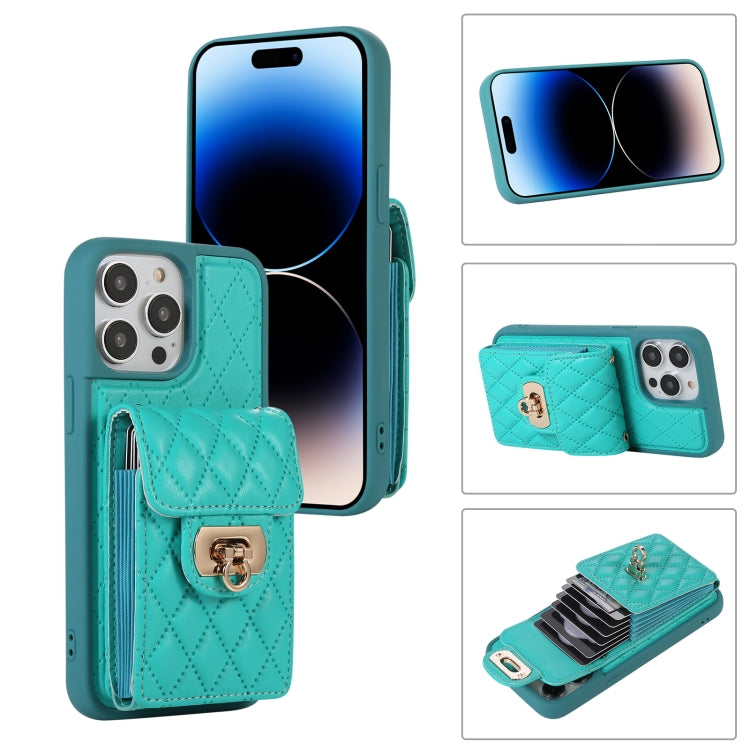 For iPhone 14 Pro Max Card Slot Leather Phone Case