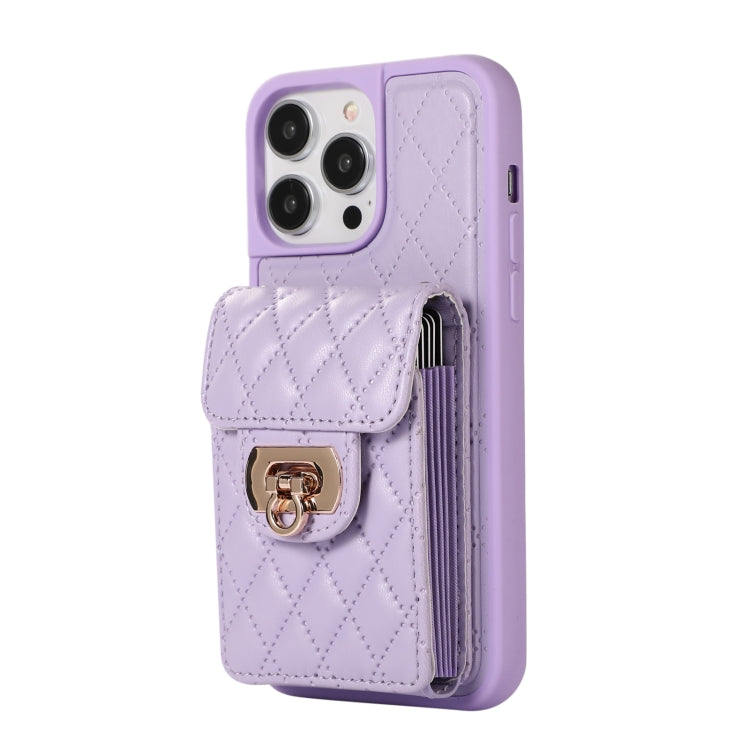 For iPhone 14 Pro Max Card Slot Leather Phone Case