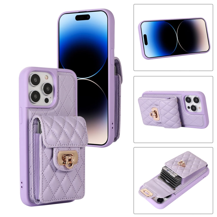 For iPhone 14 Pro Card Slot Leather Phone Case