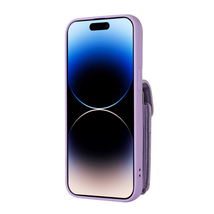 For iPhone 14 Pro Card Slot Leather Phone Case