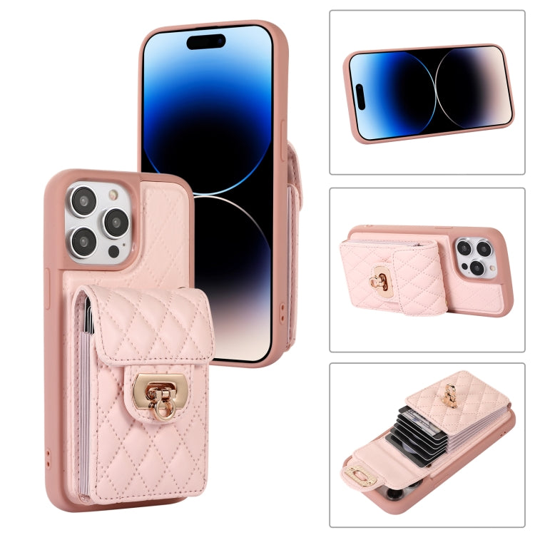 For iPhone 14 Pro Card Slot Leather Phone Case