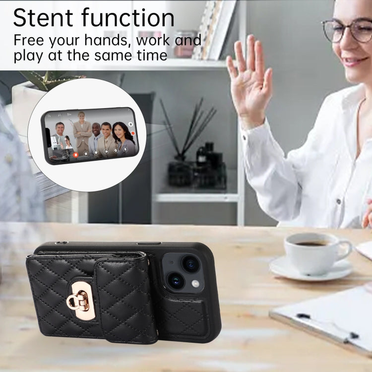 For iPhone 14 Card Slot Leather Phone Case