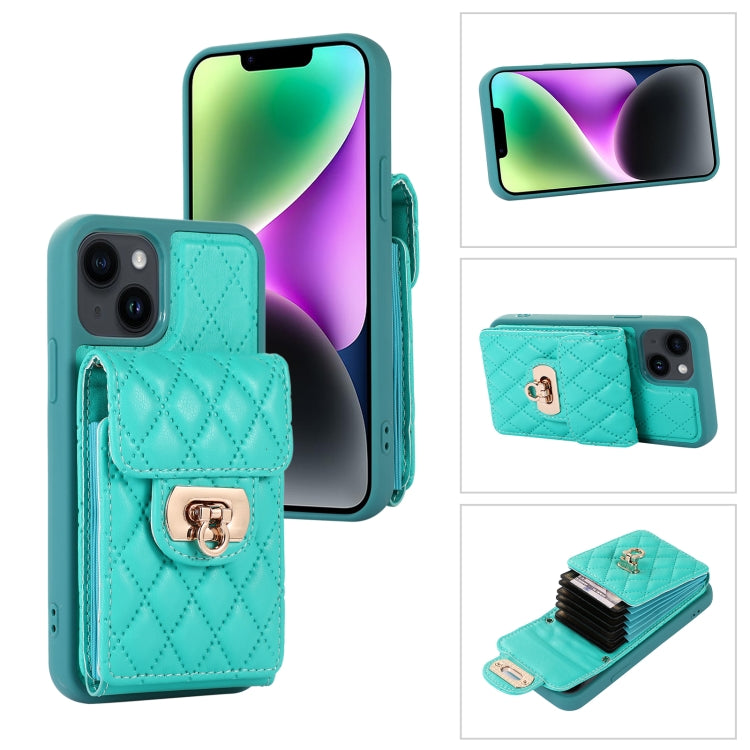 For iPhone 14 Card Slot Leather Phone Case