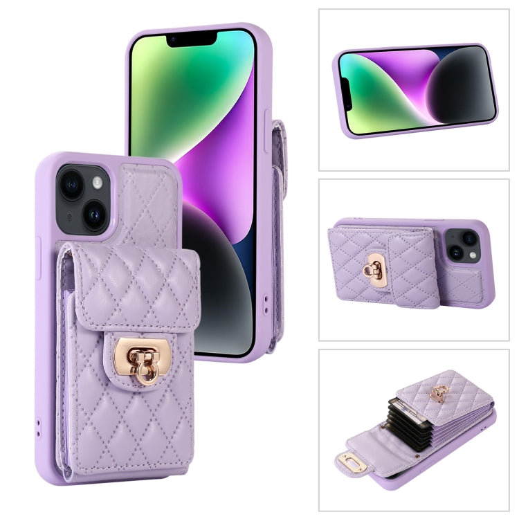 For iPhone 14 Card Slot Leather Phone Case