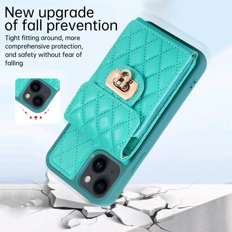 For iPhone 14 Plus Card Slot Leather Phone Case