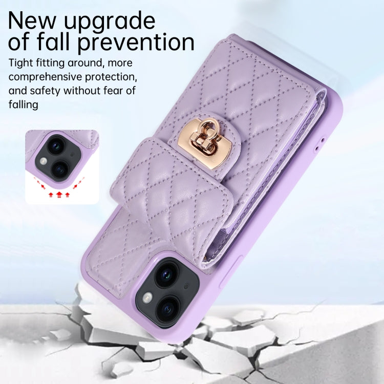 For iPhone 14 Plus Card Slot Leather Phone Case