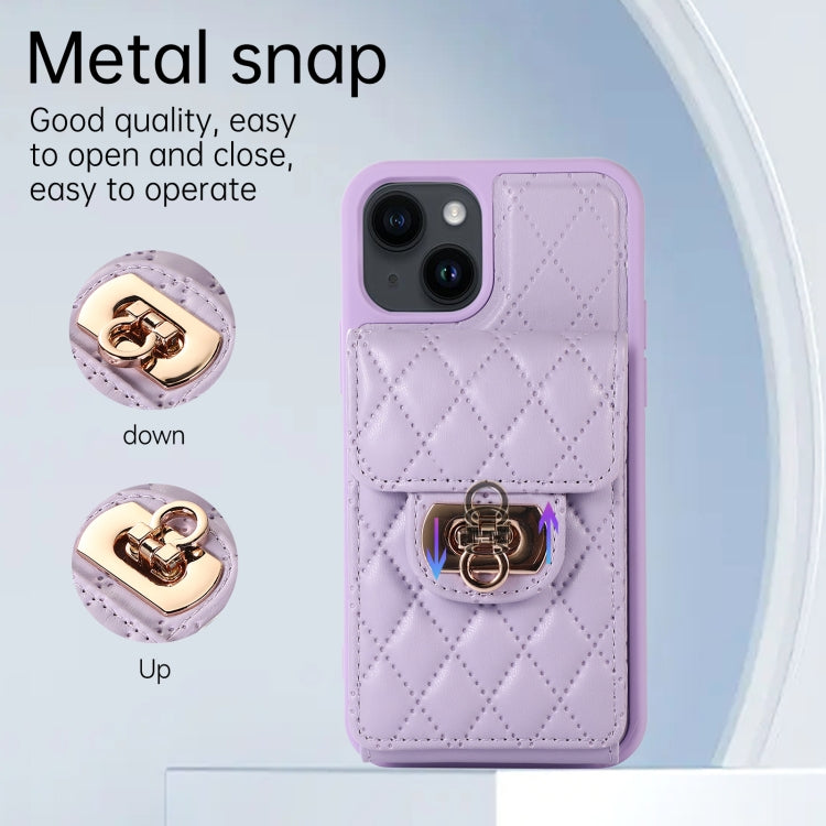 For iPhone 14 Plus Card Slot Leather Phone Case