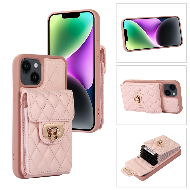 For iPhone 14 Plus Card Slot Leather Phone Case