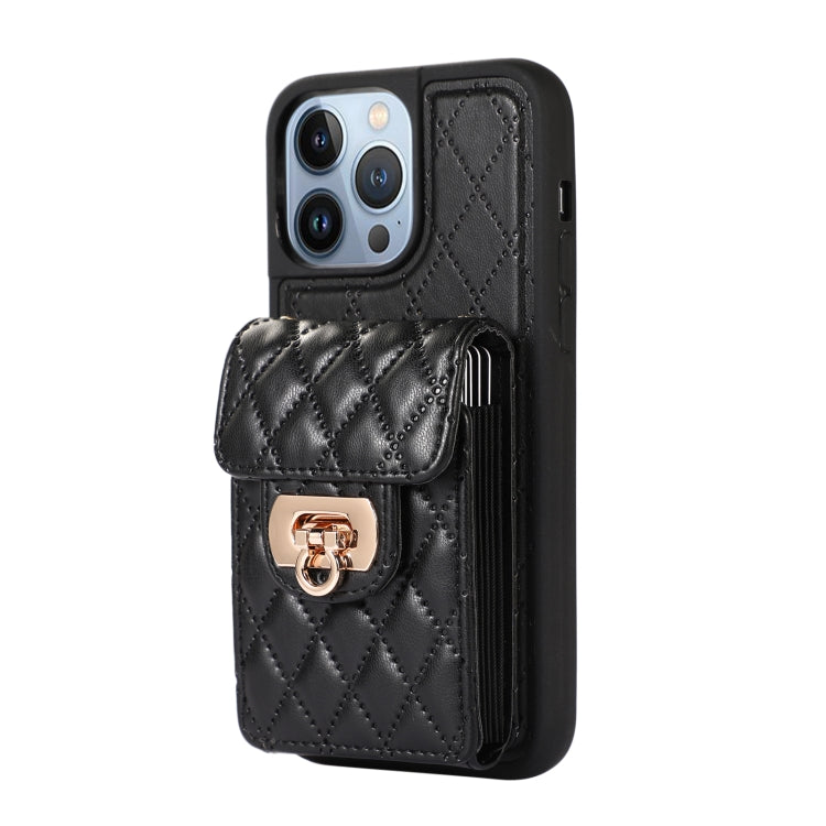 For iPhone 13 Pro Max Card Slot Leather Phone Case