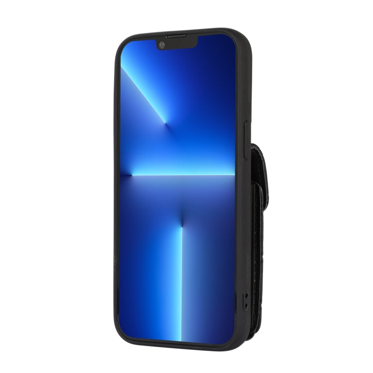 For iPhone 13 Pro Max Card Slot Leather Phone Case