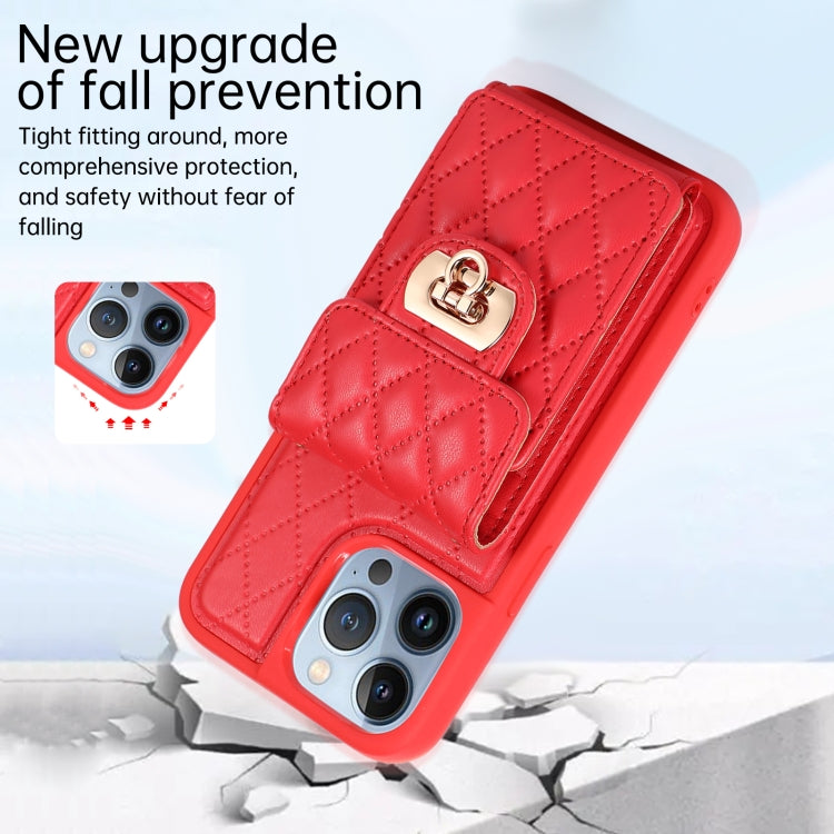 For iPhone 13 Pro Max Card Slot Leather Phone Case