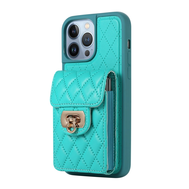 For iPhone 13 Pro Max Card Slot Leather Phone Case