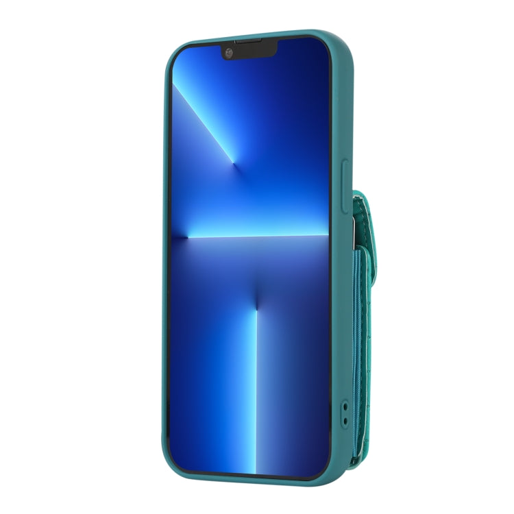 For iPhone 13 Pro Max Card Slot Leather Phone Case
