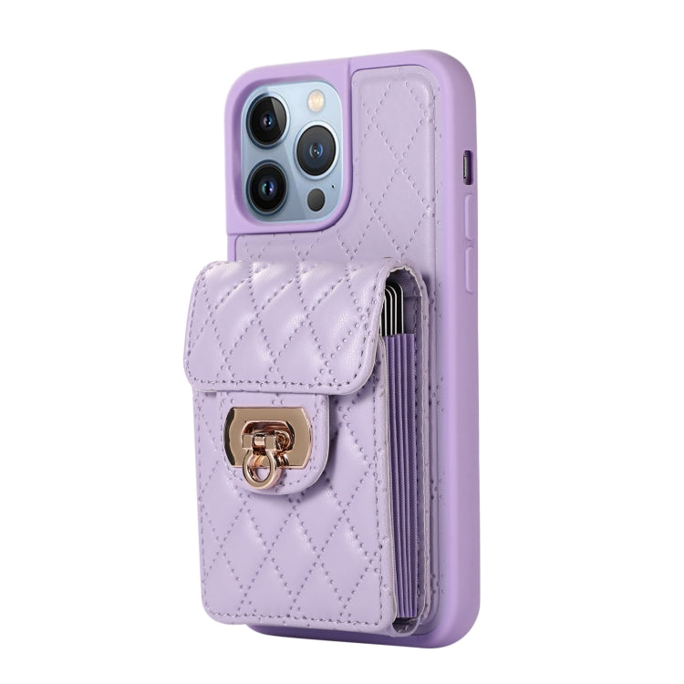 For iPhone 13 Pro Max Card Slot Leather Phone Case