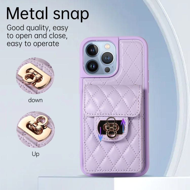 For iPhone 13 Pro Max Card Slot Leather Phone Case