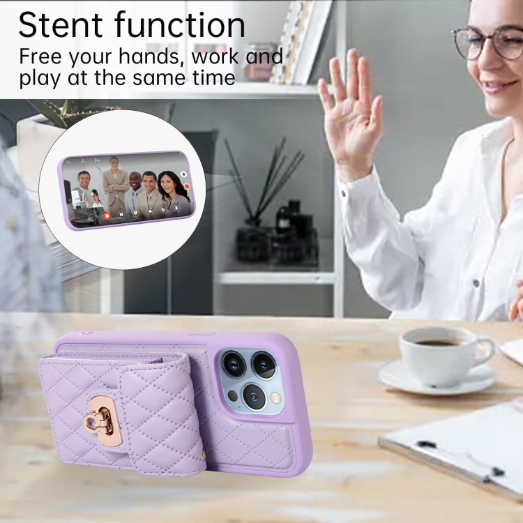 For iPhone 13 Pro Max Card Slot Leather Phone Case