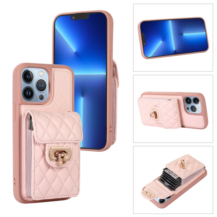 For iPhone 13 Pro Max Card Slot Leather Phone Case