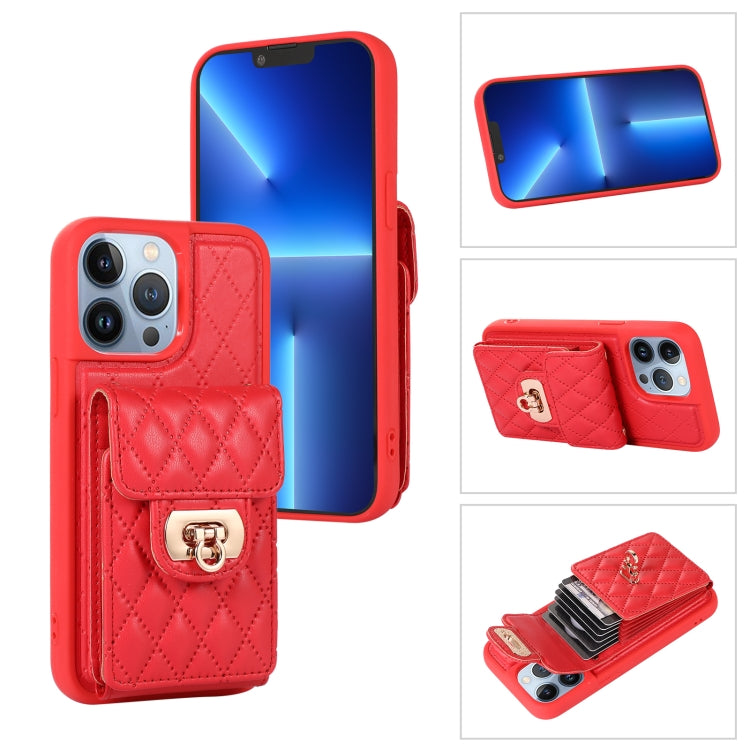 For iPhone 13 Pro Card Slot Leather Phone Case