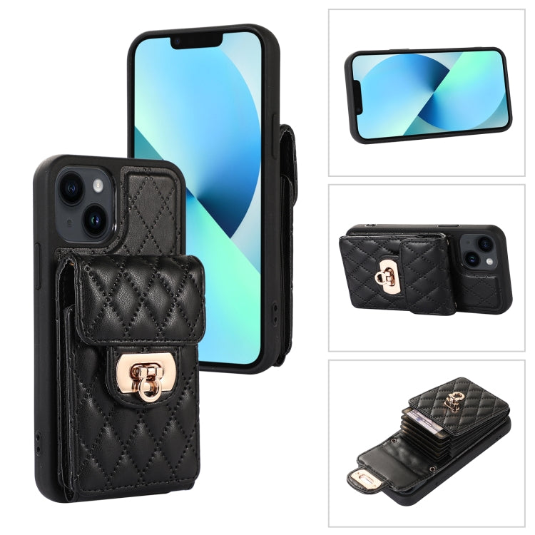 For iPhone 13 Card Slot Leather Phone Case