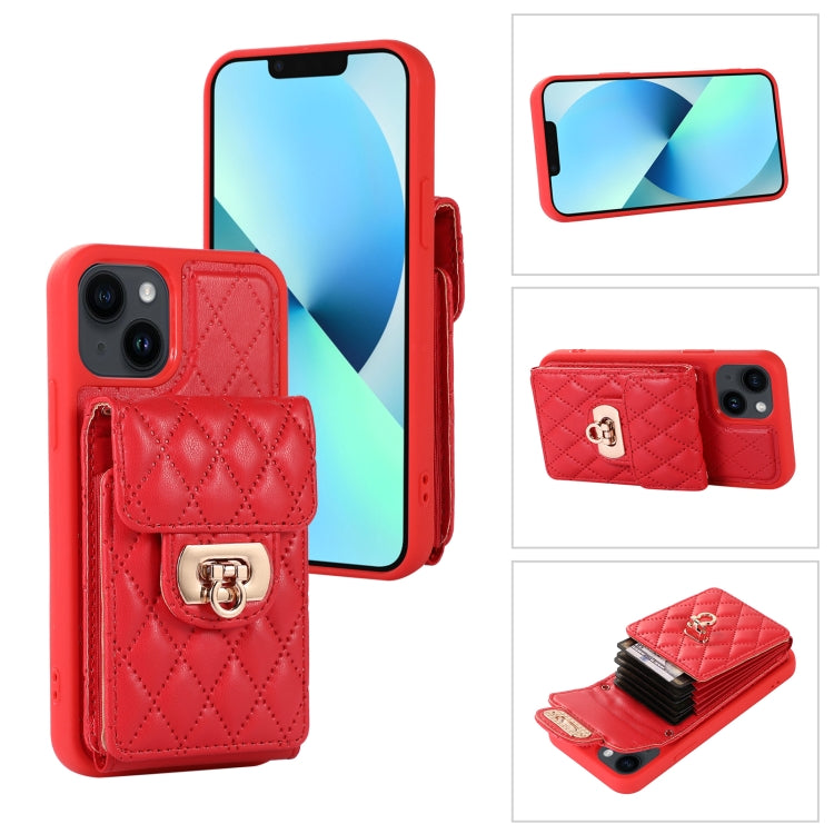 For iPhone 13 Card Slot Leather Phone Case