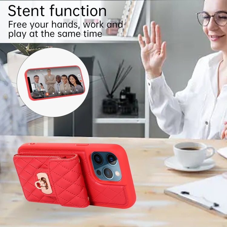For iPhone 12 Pro Max Card Slot Leather Phone Case