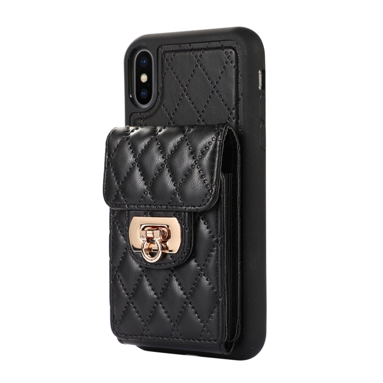 For iPhone XS / X Card Slot Leather Phone Case