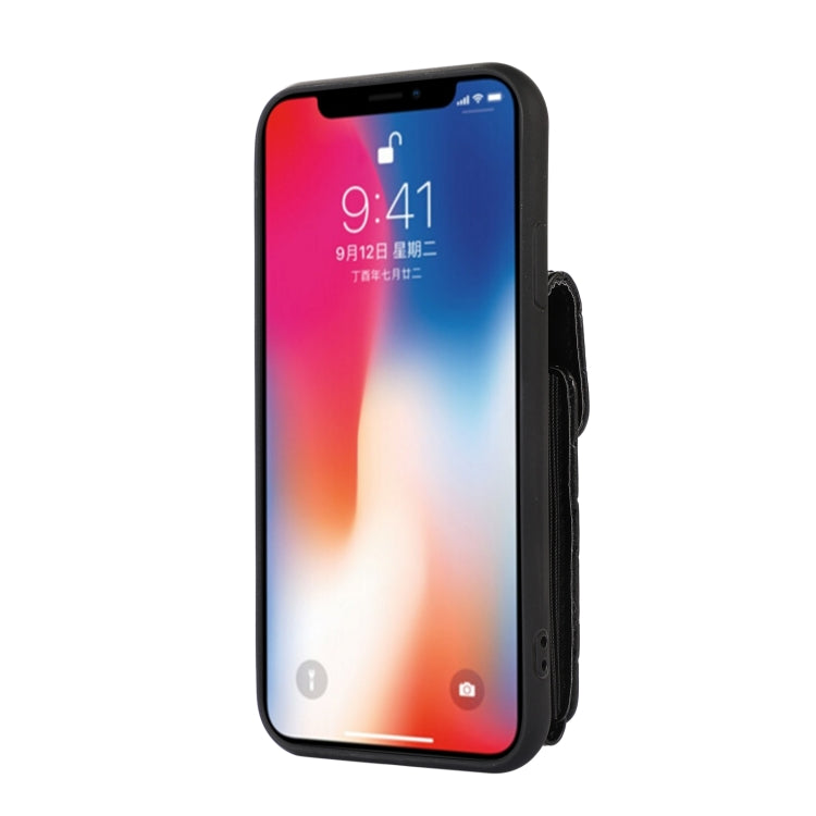 For iPhone XS / X Card Slot Leather Phone Case