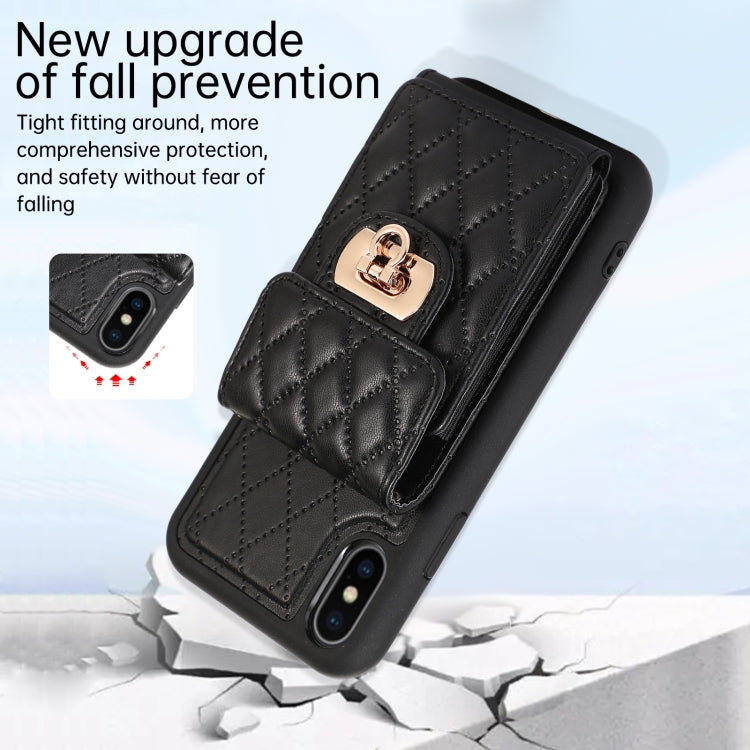For iPhone XS / X Card Slot Leather Phone Case